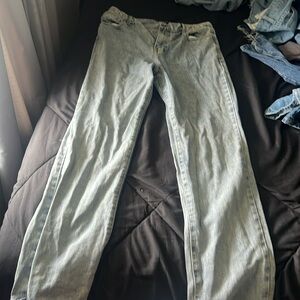 Light wash tall grill jeans